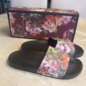 Gucci Floral Slides